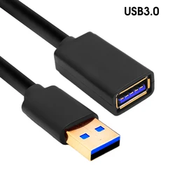High - Speed USB Extension Cable - Male to Female USB A Extender (Available in 3FT, 6FT, and 10FT) - 3m (USB 3.0)