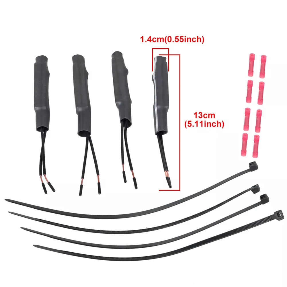 4Pcs Struts Bypass Kits Electronic Strut Bypass Kit Works on FE1 FE2 FE3 F55 Magnetic Ride Fit for Buick for Chevrolet 00-12