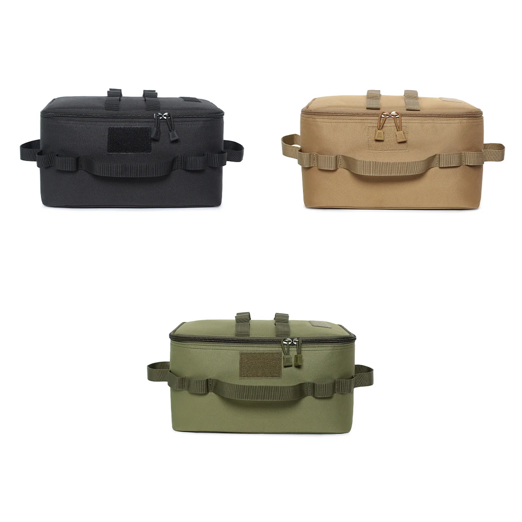 New Outdoor Camping Gas Tank Storage Bag Large Capacity Ground Nail Tool Bag Gas Canister Picnic Cookware Utensils Kit