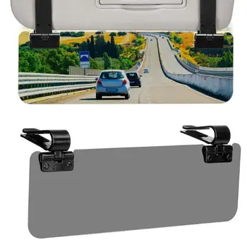 02DE Filtro luce anteriore per pannello parasole auto, estensione colorata a clip con angolo regolabile e ampia copertura per