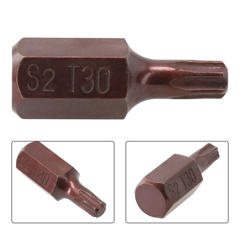 자기 Torx 스크루드라이버 비트 보안 변조 방지 스크루드라이버 비트 합금강 T20 T25 T30 T40 T45 T50 T55