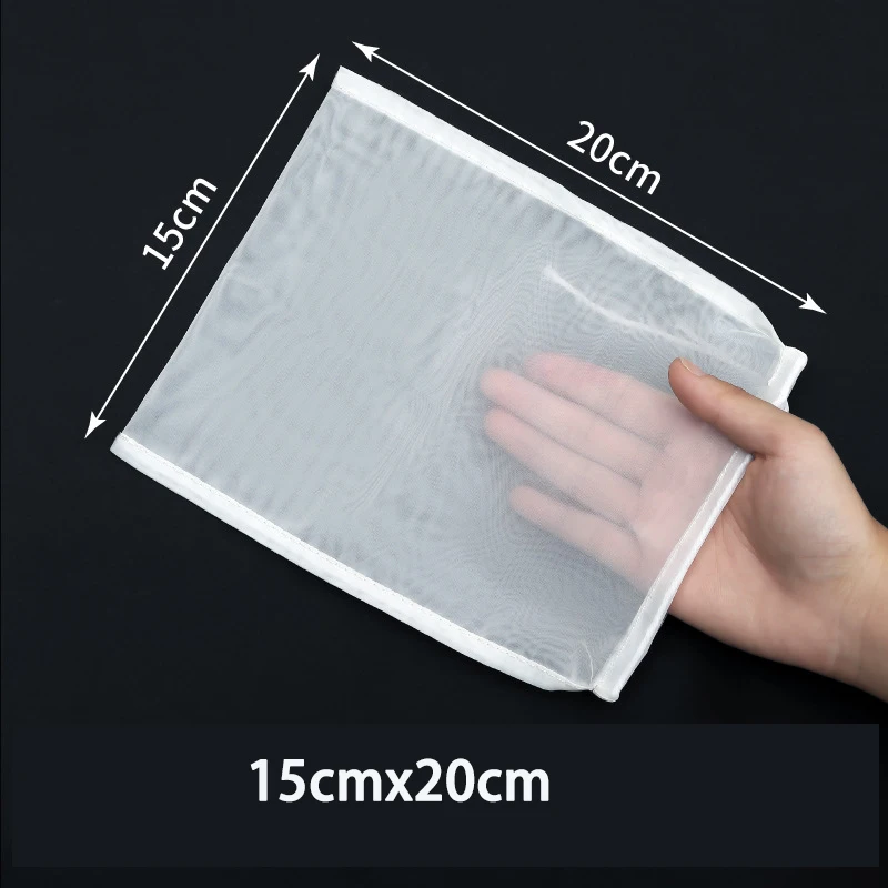 Sojamilch Weinfilterbeutel Nussmilchbeutel Tee Kaffee Öl Joghurt Filternetz Mesh Küche Lebensmittel Wiederverwendbare Nylon Filterbeutel Sieb