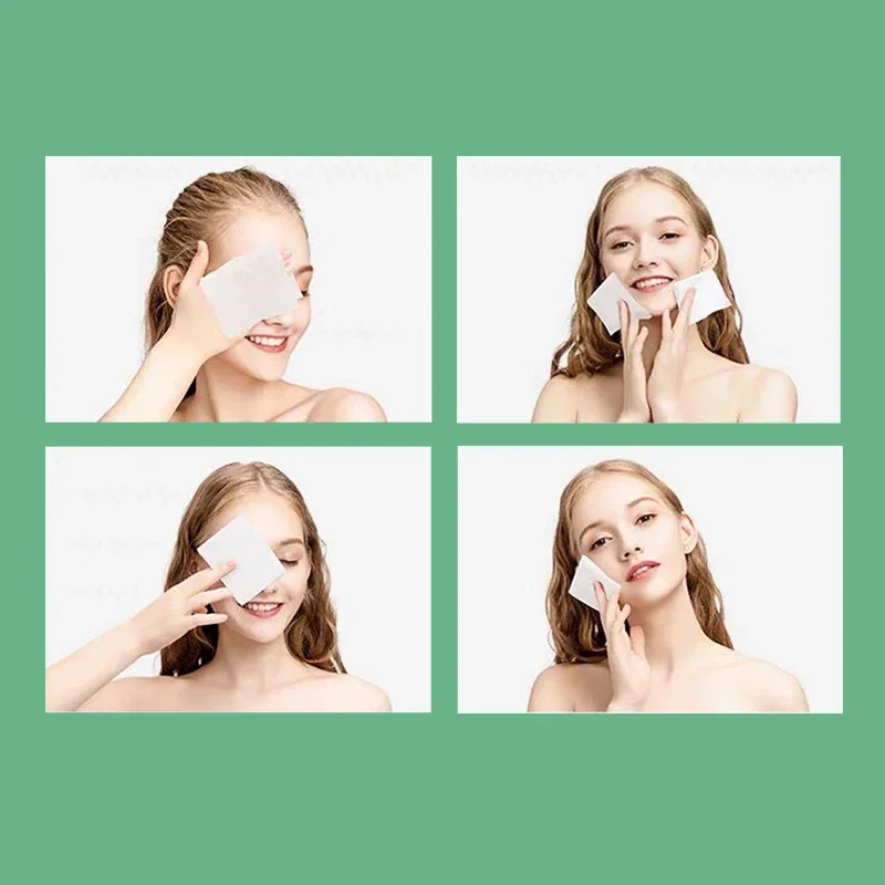 10pack Disposable Face Towel Cotton Tissue Soft Thick Dry Wipe Reusable Makeup Remover Pads Facial Cleansing Tissue 6
