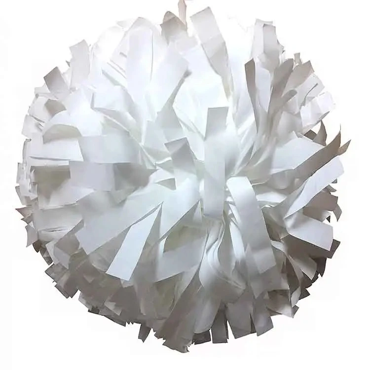 1piece,Dual-Head Baton Handle, Plastic Pom Pom, Color