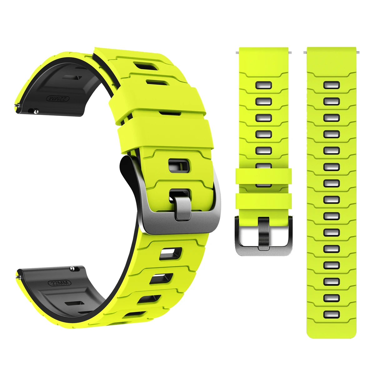 22mm Silicone Smart Watch Strap – Stylish Bracelet Wristband