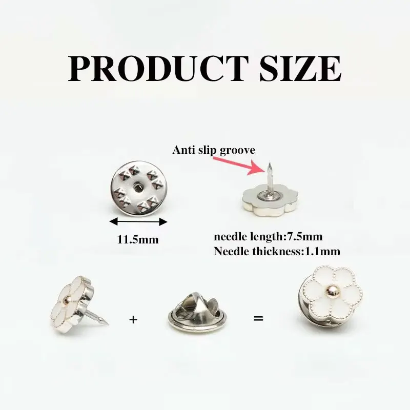 ? 10pcs 진주 라인 석 단추 브로치 블라우스 드레스 셔츠 커프스 단추 배지 액세서리에 대 한 다기능 Anti-Peek 안전 핀