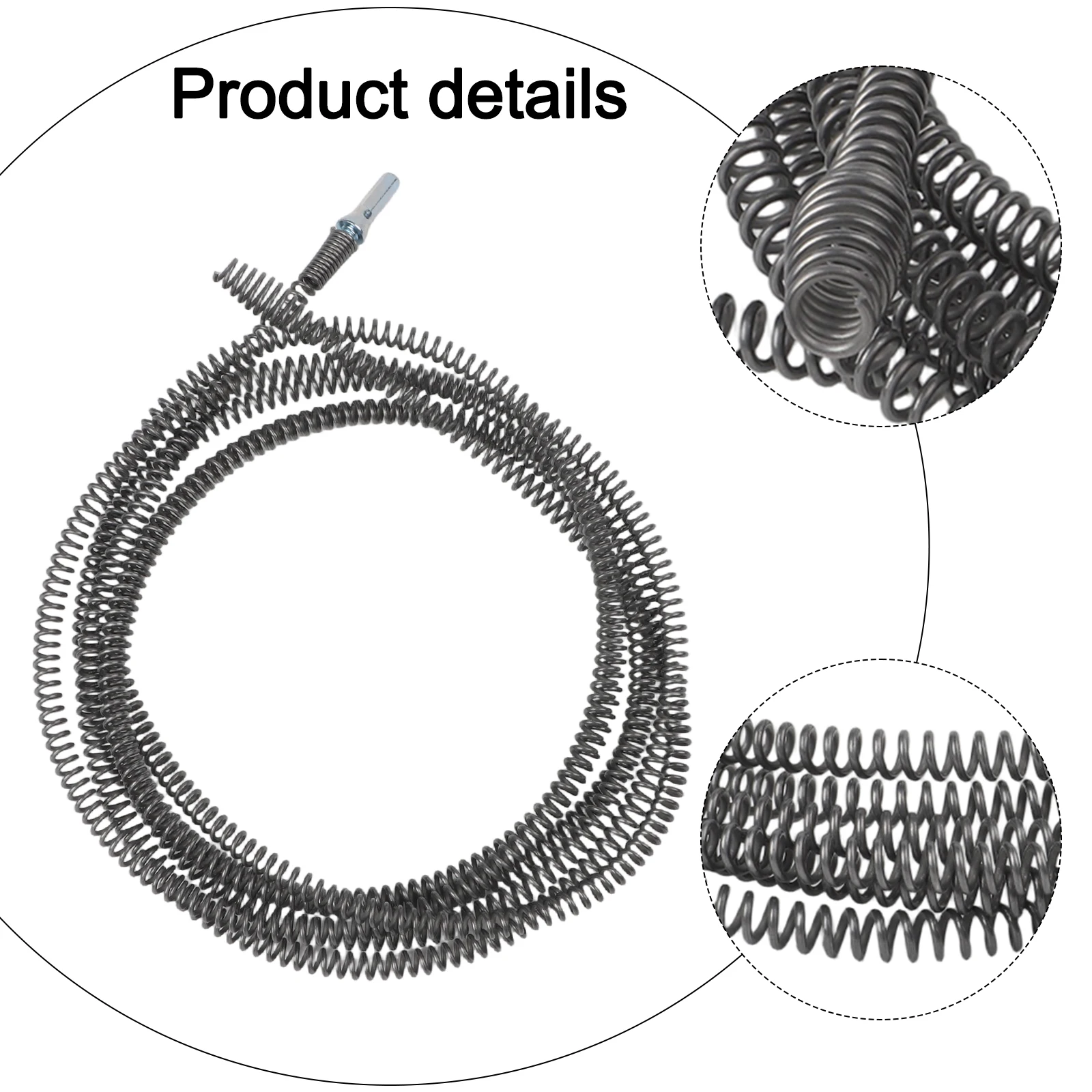 Pipeline Dredging Tool 3/2/1M Spring Electric Drill Connector 16mm Drain Cleaner Home DIY Tools For Pipe Blockage Issues