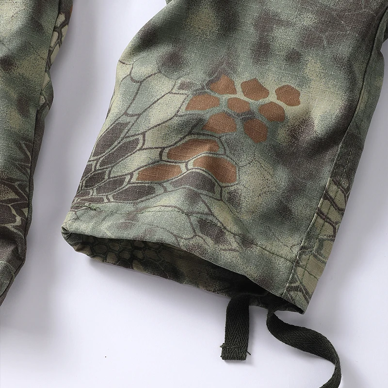 Men Combat Pants With Knee Pads Tactical Cargo Sport Trousers Camouflage Multicam Trekking Hunting Clothes（Not belt） 6
