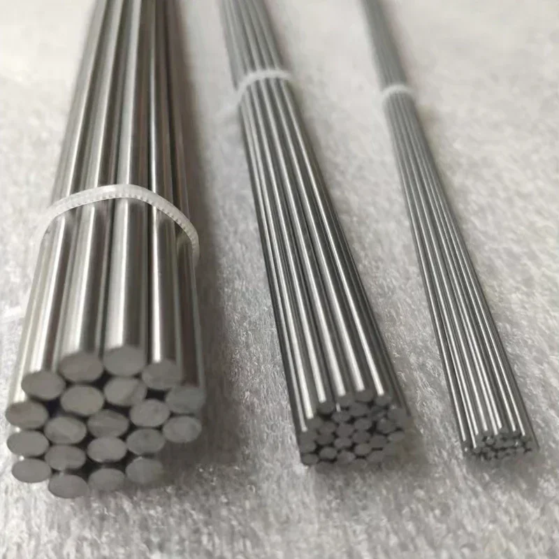 

Length 200mm High Purity W Tungsten Rod Diameter 0.25-9.0mm Electrode Cylindrical Polishing Processing Customized