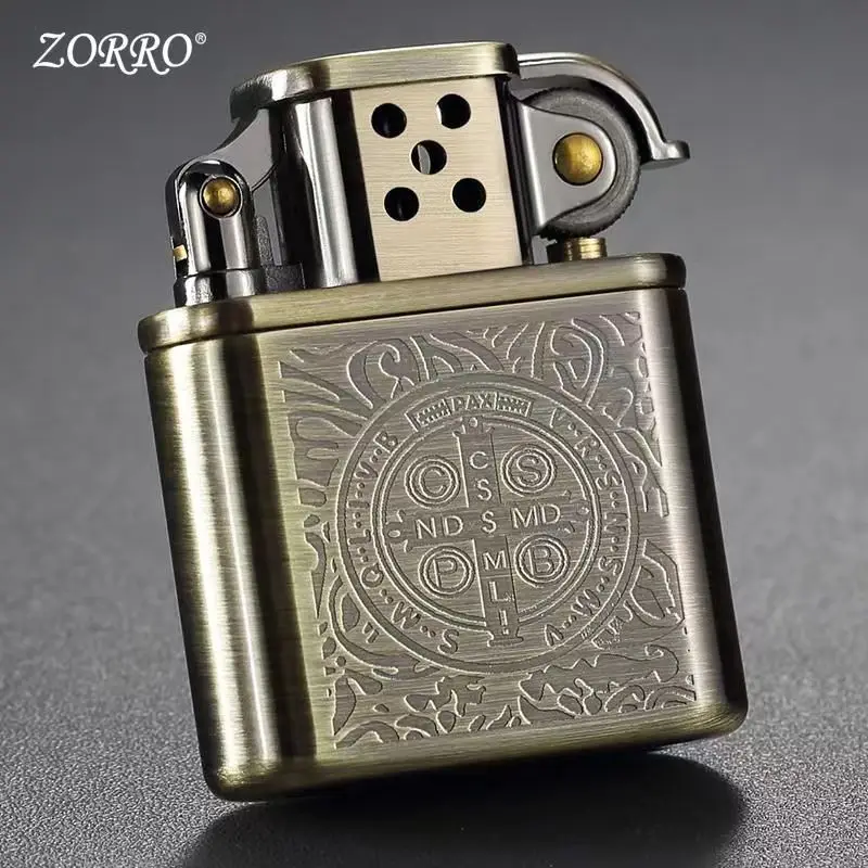 ZORRO Kerosene Lighter 506 Model Constantine Brass Material Retro