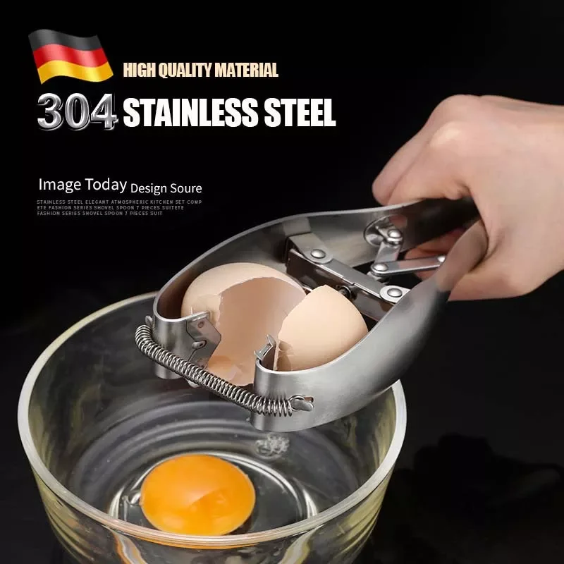 

Multifunctional 2-in-1 egg opener Egg separator Egg yolk and egg white separator Kitchen egg beating tool