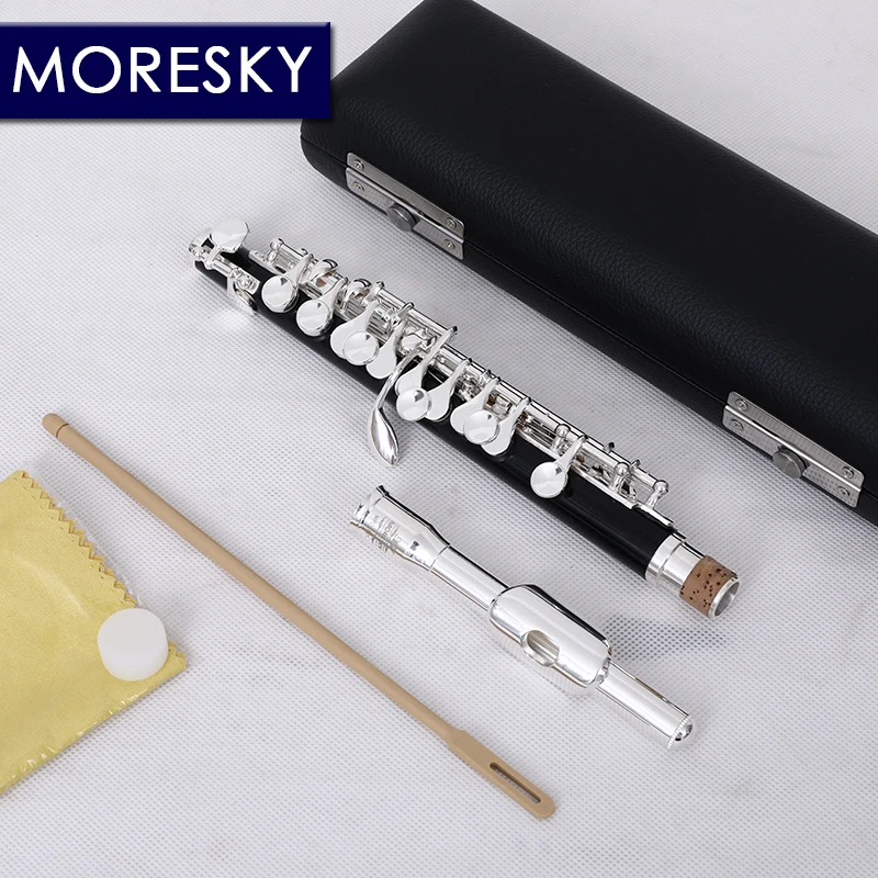 Piccolo C Key Cupronickel Half size Flute Silver Plated Body Material ABS Resin MPC 821