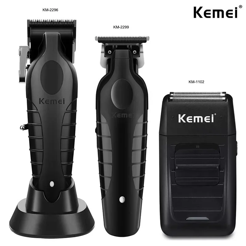 【新品】Kemei KM-2299+KM-2296 バリカン スキンフェード 新品】Kemei KM-2299+KM-2296 バリカン スキンフェード - メルカリ