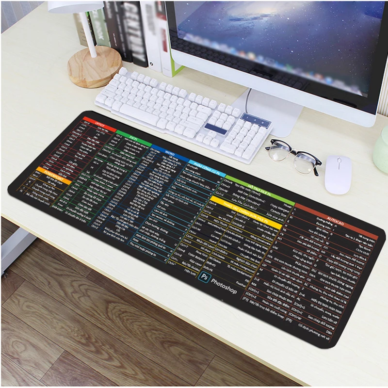 90x40cm Mouse Pad Large Gaming Computer Keyboard Pad Lock Edge Thick Gaming Table Pad