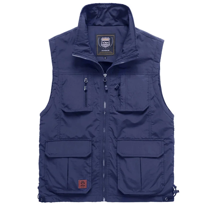 Coat Men Photography Camping Motorcyclist Vest Waterproof Military Sweatshirts Designer Elegant Tools Pocket Mesh Unloading