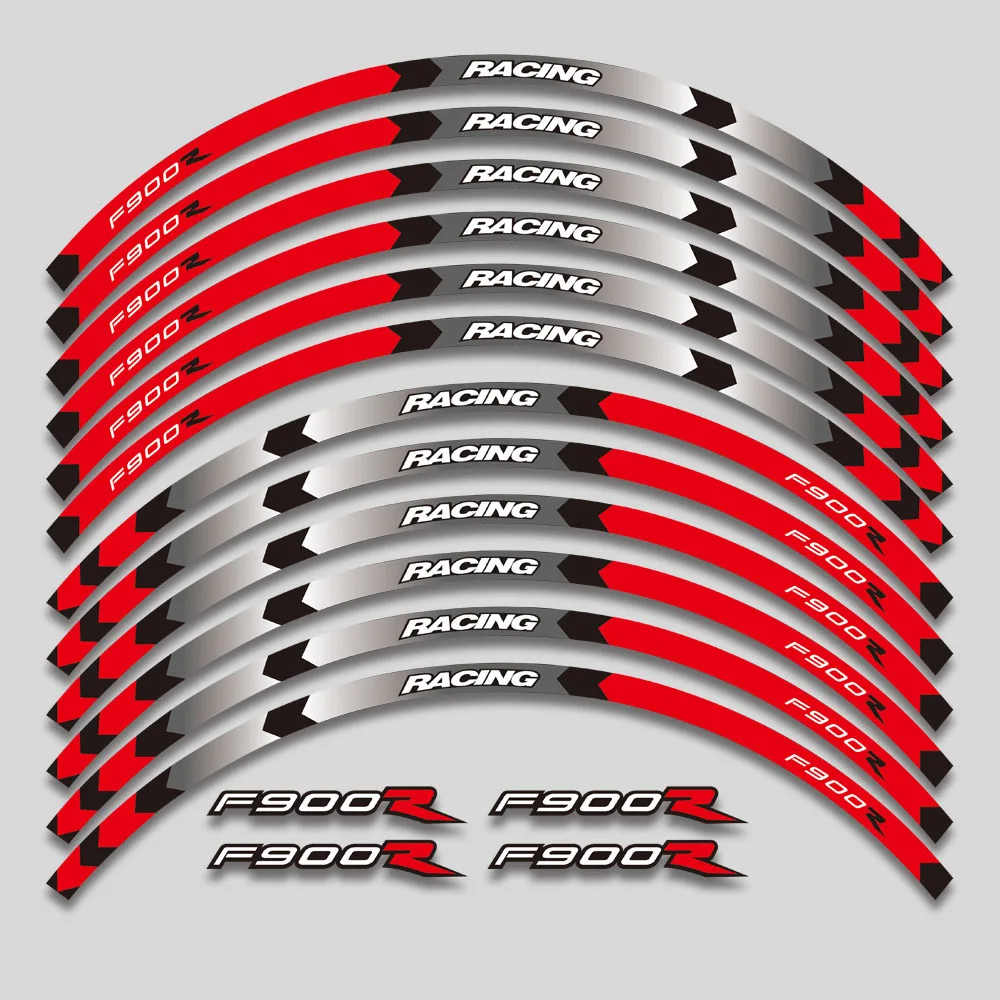 

Motorcycle Accessories Wheels Sticker Rim Tire Stripe Waterproof Decorative Decals Set For BMW F900R f900r F 900R f900 r