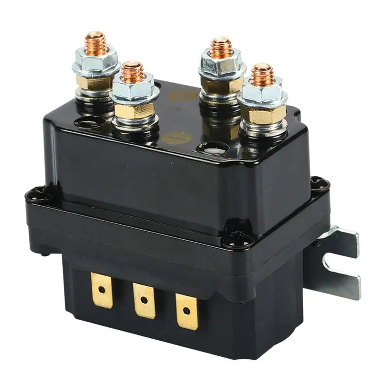 

Electric Winch Relay 12V Integrated Waterproof Contactor Heavy Duty Winch Solenoid Box LR4250X Shatterproof Relay For Vehicles