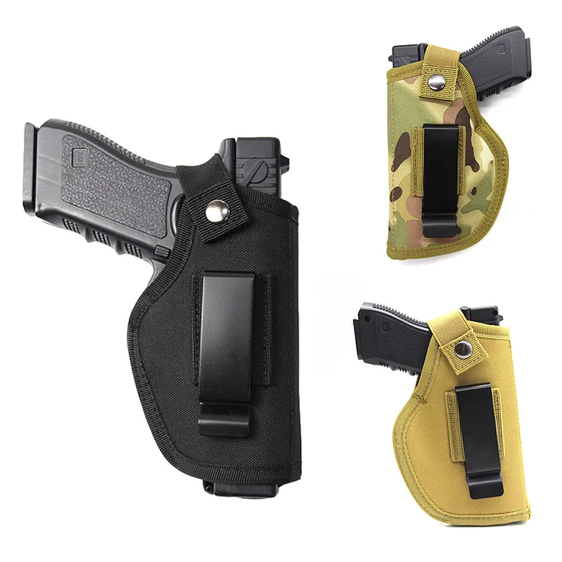 IWB Left Right Hand Gun Holster Hunting Airsoft Case For Glock 17 Beretta M9 G2C Makarov Universal 9mm Pistol Mag Pouch Holster pistol holster gun holster gun accessories