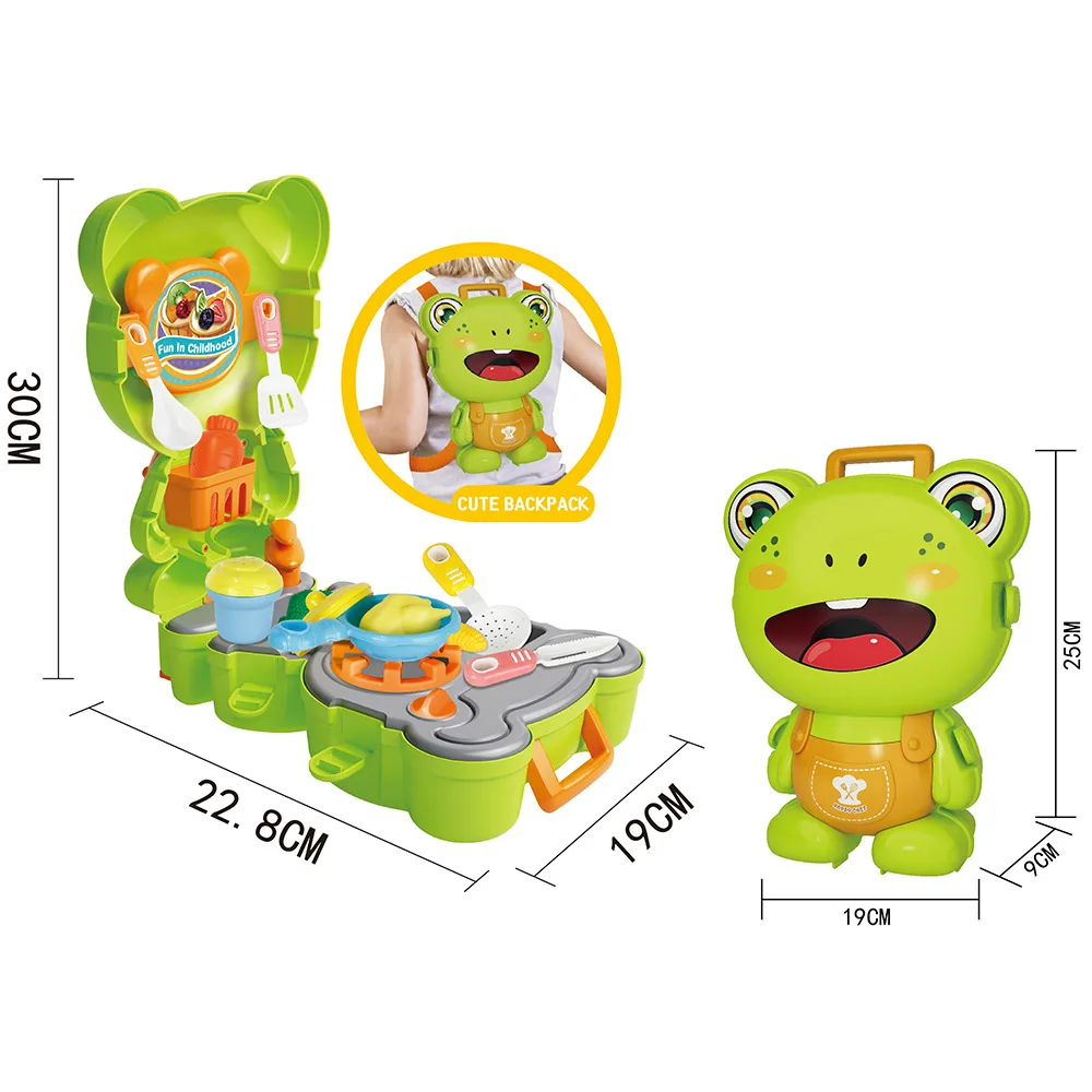 Children's educational play house kitchen utensils girls beauty portable tools tableware medical tools toys small gifts 3