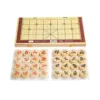 Chinese Chess Board Game Foldable Wooden 2 Player Board Games For Adults Chinese Chess Xiangqi Travel Game Set With Wooden Chess 2
