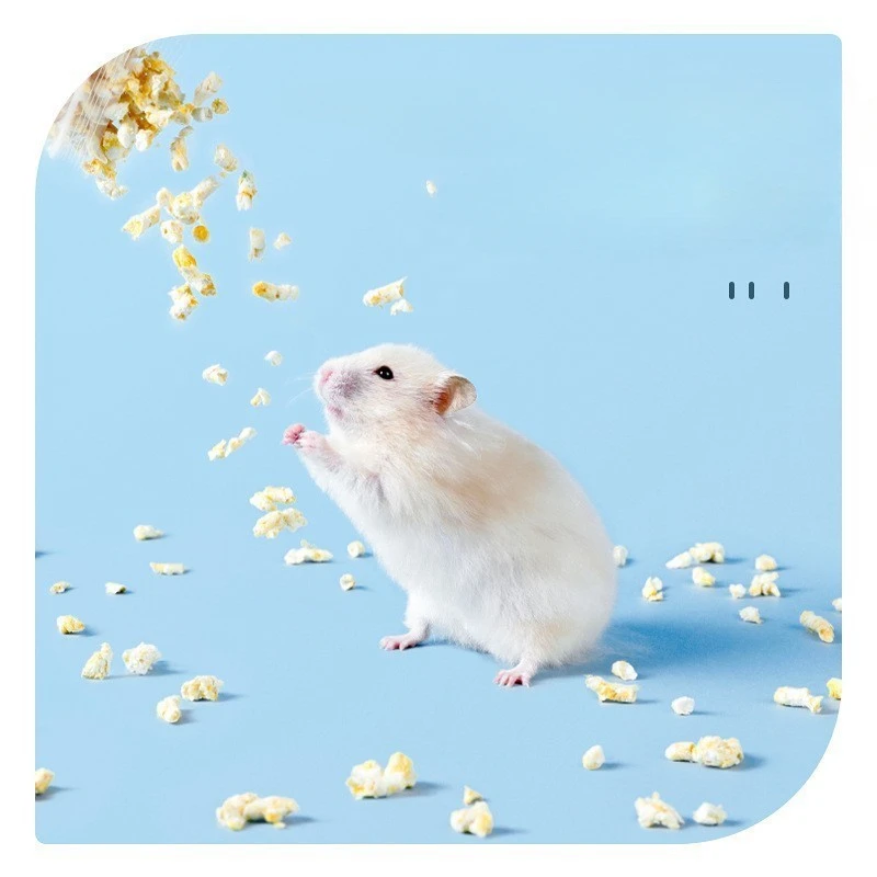 1kg Hamster House Filler Absorbent Paper Pellets Landscaping Golden Bear Cage Paper Scraps Hamster Landscaping Bottom Material