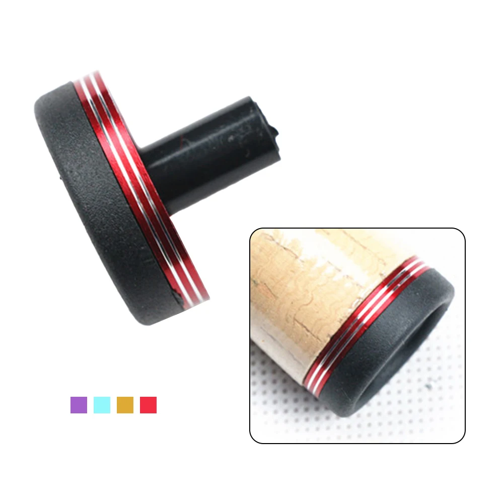 Fishing Rod End Cap Aluminium Cork Rod Butt Cap Fishing Pole Butt Plug