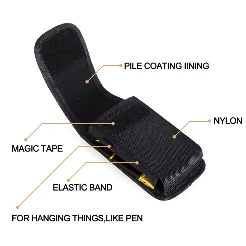 Nylon Phone Holder Waist Bag For Outdoor Sports