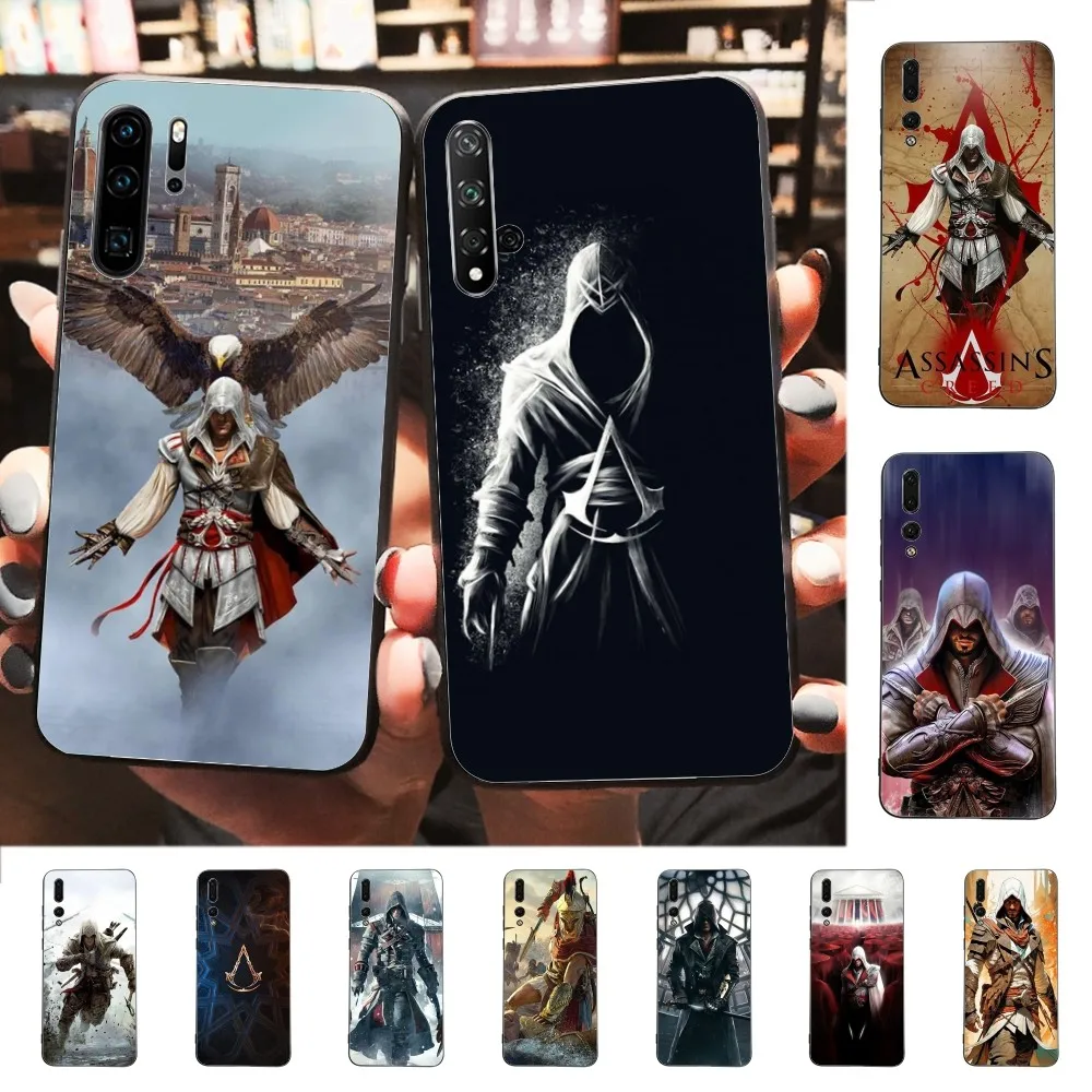 

A-Assassins-Creed Phone Case For Huawei P 8 9 10 20 30 40 50 Pro Lite Psmart Honor 10 lite 70 Mate 20lite