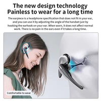 NEW 2022 Bluetooth Business Earphone Wireless Earbuds Single Handsfree For Driving HD Call Headphone Microphone Business Headset 2