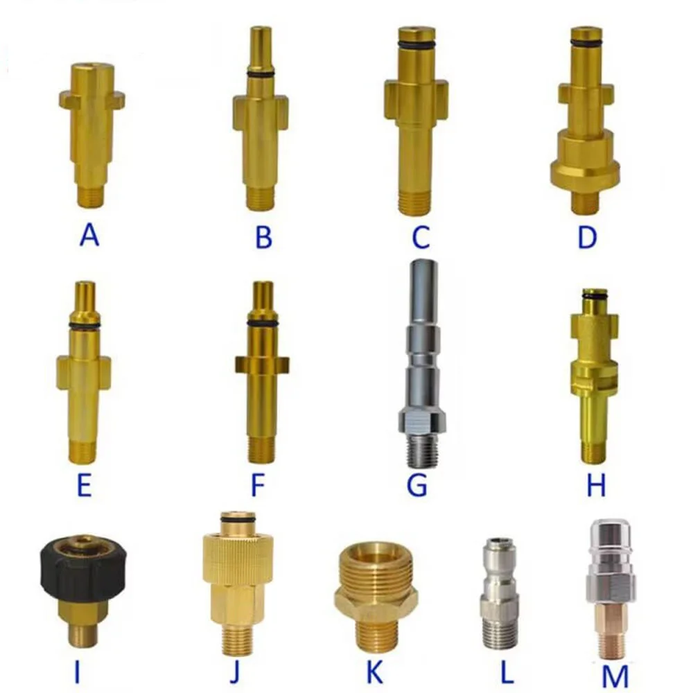 Adattatore In Metallo Ugello In Schiuma Generatore Di Schiuma Pistola In Schiuma Rondella Ad Alta Pressione Schiuma Di Sapone Per Nilfisk Karcher Hute