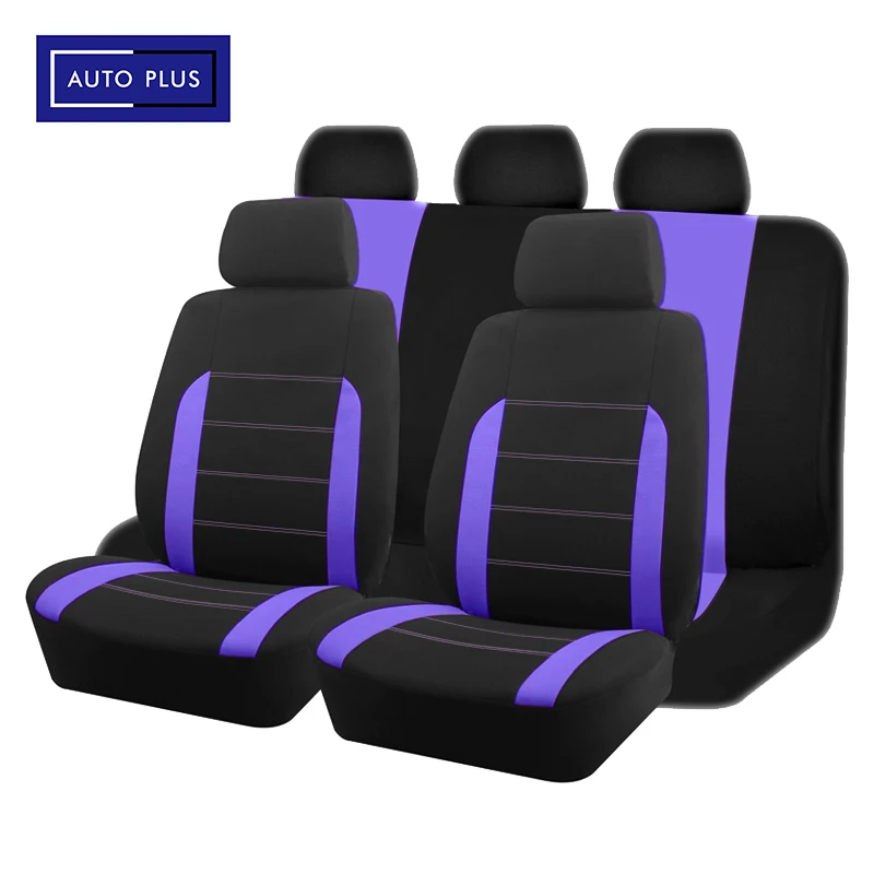AutoPLUSUniversalTecidoCarSeatCoversFitparaamaioriados