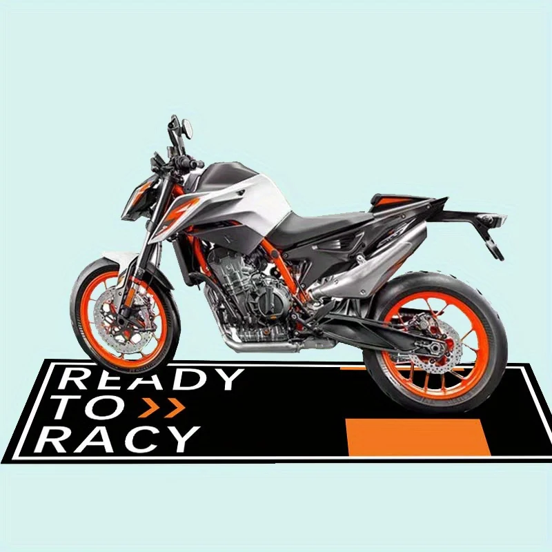 Garage Racing Bike Display Carpet Motorcycle Parking Dirt Resistant Carpets For Home Decor Long Strip Soft Comfortable Rug decorative carpet