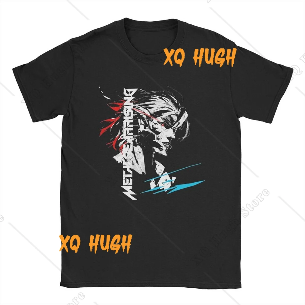 Men's Metal Gear Solid Graphic T-Shirt - Round Collar Cotton Short Sleeve Tee