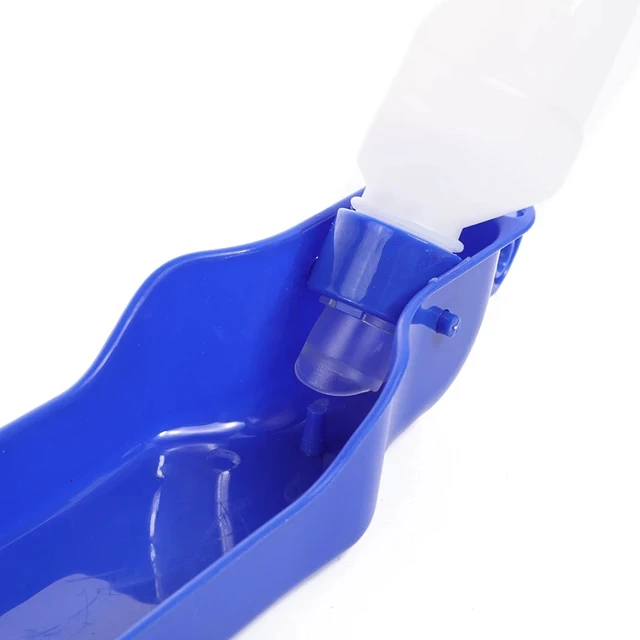 Dog Water Bottle Folding Drinker Plastic Portable Water Bottle Pets Outdoor Travel Drinking Water Feeder Bowl for Dogs 4