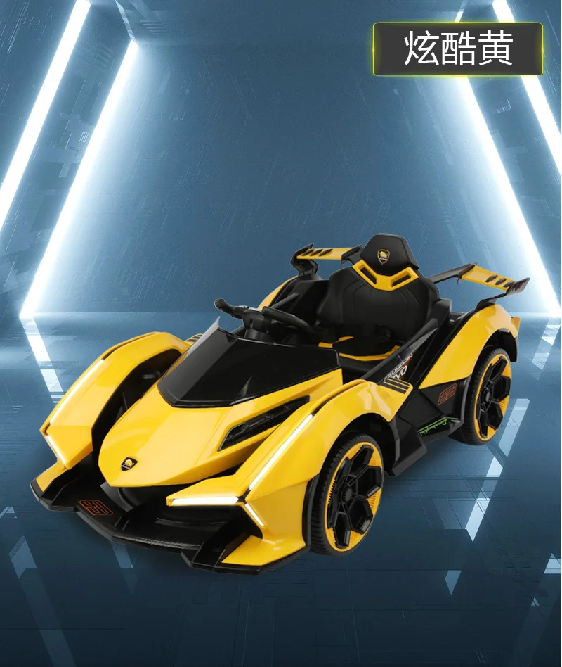 Super Sports Car Electric Ride On Car Four-Wheel Drive 12V Remote Control Baby Car Charging Electric Cart To Drive 30 Super Sports Car Electric Ride On Car Four-Wheel Drive 12V Remote Control Baby Car Charging Electric Cart To Drive