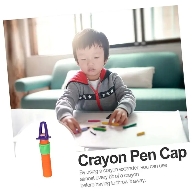 C-Convenient-30 Pcs 오일 파스텔 익스텐더 페인팅 크레용 홀더 크레용 익스텐더 오일 페인팅 스틱 익스텐더 펜 왁스 연필용