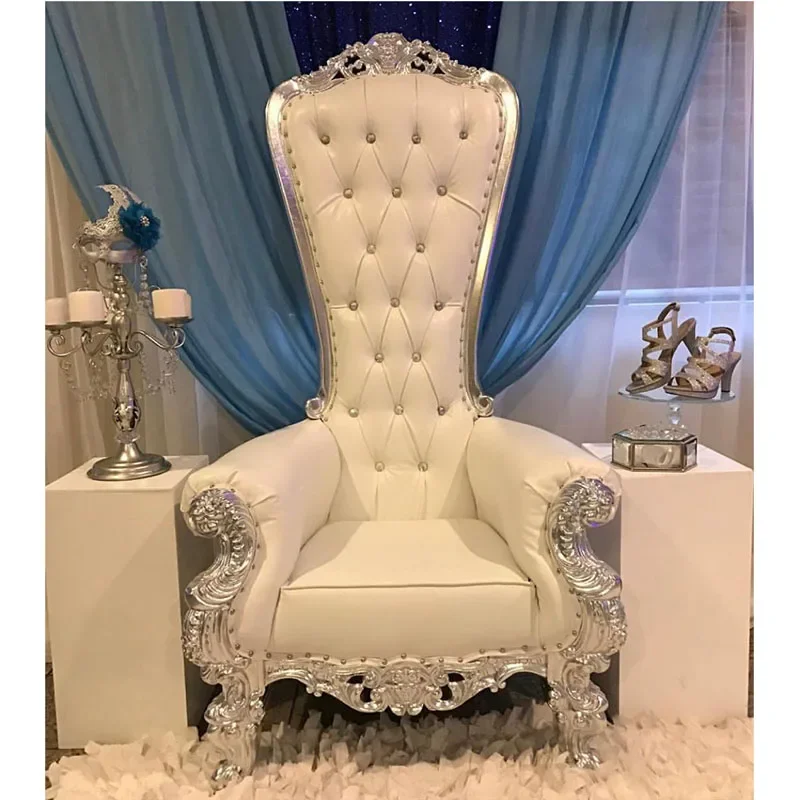 Nordic Modern high back queen king throne wedding event hotel party sofa chair