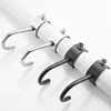 Stainless Steel Hook Hanging Tube Pipe Rod  for Kitchen Wardrobe Bathroom 3