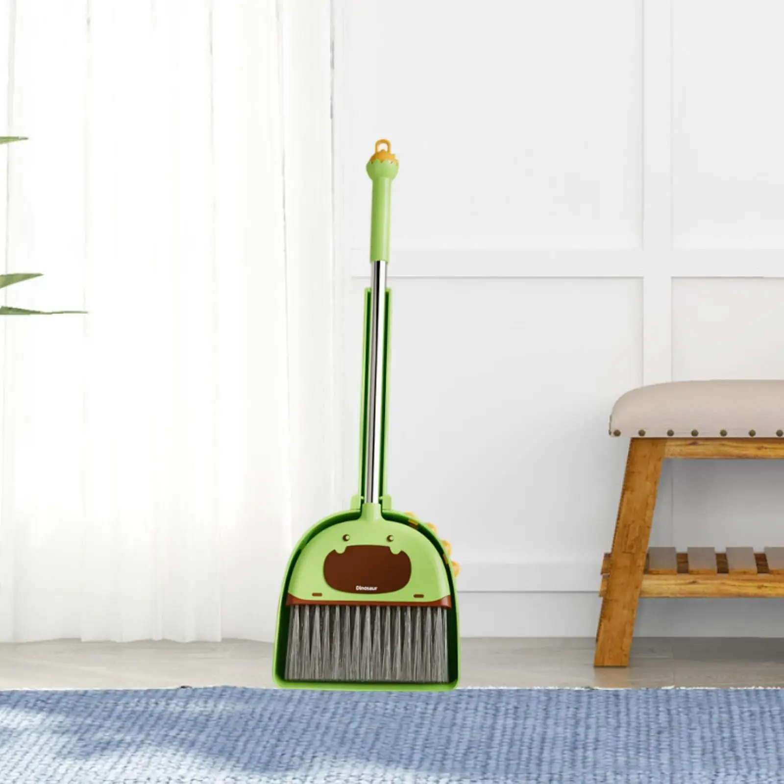 Mini Broom with Dustpan Housekeeping Play Pretend Play Birthday Gifts Toddlers Cleaning Toys Set for Boys Girls Kids Children