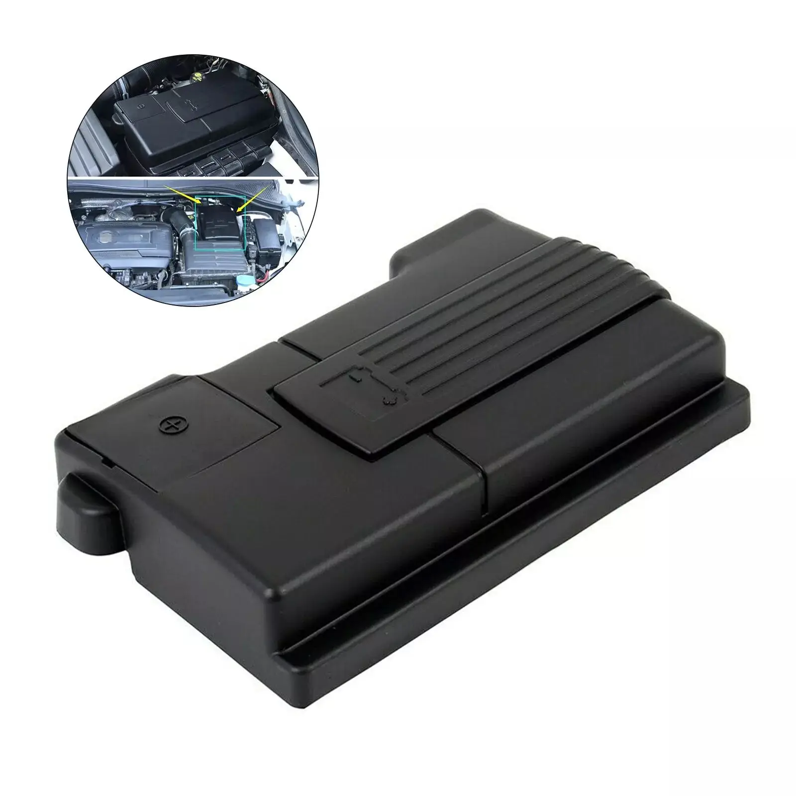 Battery insulation cover 1Pcs electrode engine battery cover shell protector dustproof replacement for VW Golf Mk7 car battery protection anti rust cap