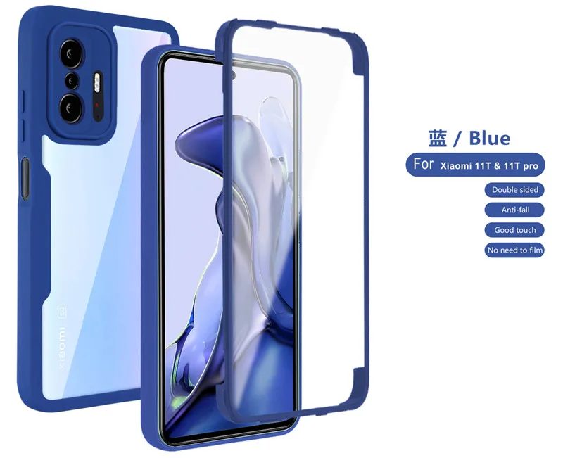 Xiaomi Mi 11T Pro Case 360 Degree Full Protection Cover for Xiaomi