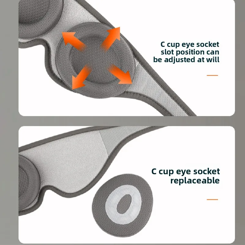 3D Sleeping Mask 100% Blockout Light Sleep Mask For Eye Soft Eye Mask for Travel Eyeshade Night Breathable Blindfold Slaapmasker