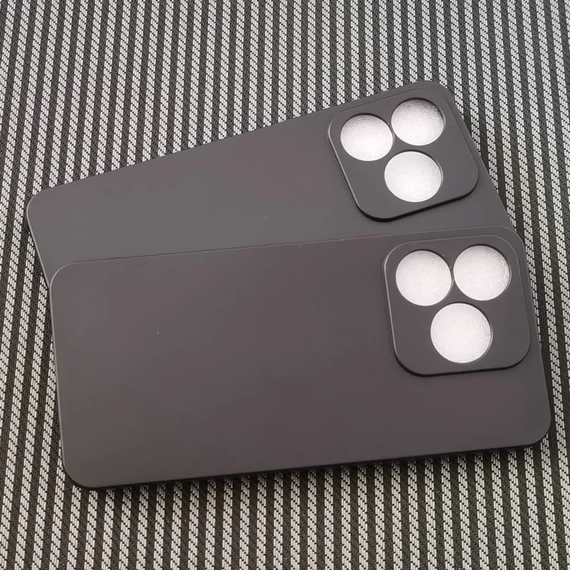 Black Bumper Shockproof Soft Rubber TPU Frosted Back Cover