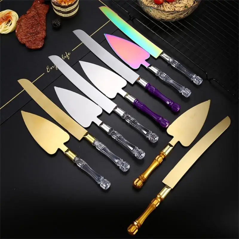 Baking supplies cake tools Stainless Steel Cake Shovel Set Stainless Steel Spatula Baking Tool Cake Shovel Butter Knives For Pie/Pizza/Cheese/Cake Tools