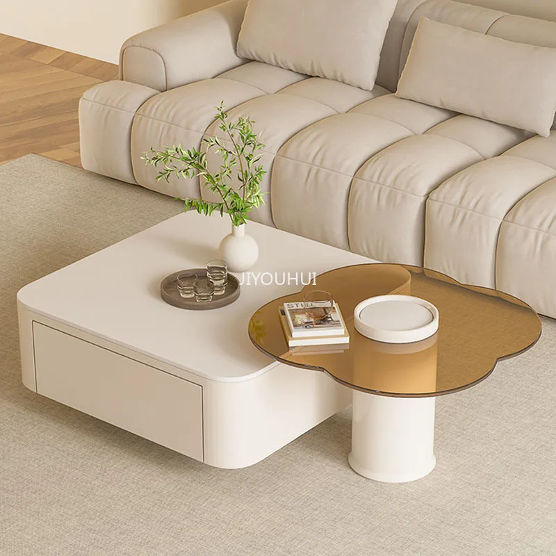 

Luxury Unique Coffees Tables Japanese Modern Design Rectangle Desk Table Makeup Free Shipping Mesa Auxiliar Home Decorations