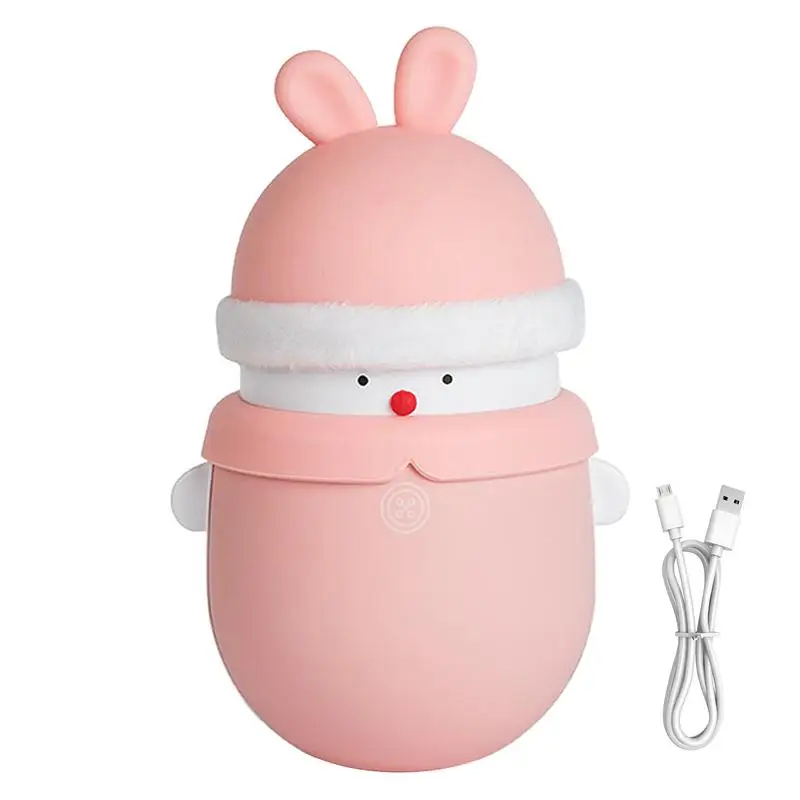 

Мультяшный кролик перезаряжаемый грелка для рук 6000 мАч USB портативный внешний аккумулятор и грелка для рук зимние Быстрое нагревание теплые принадлежности