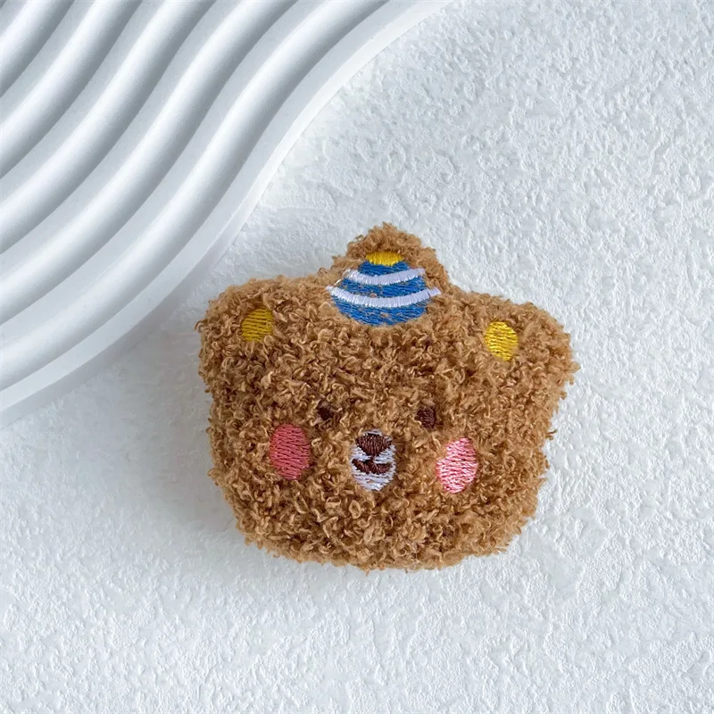 Adorable Fluffy Cartoon Plush Phone Holder and Grip Stand