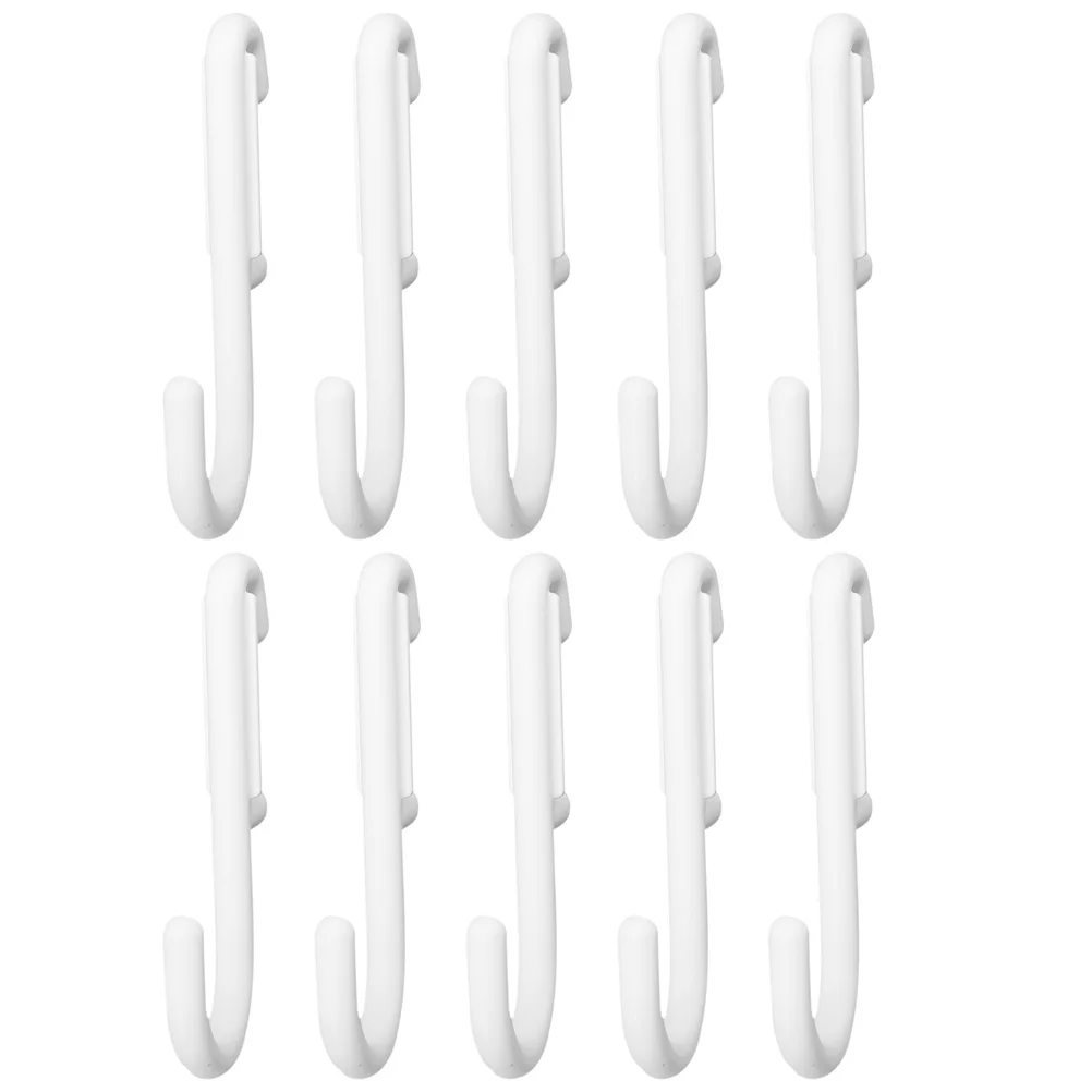 

10 Pcs Peg Board Hook Hooks for Pegboards Wall Organizer Tool Accessories Plastic Paint Kit