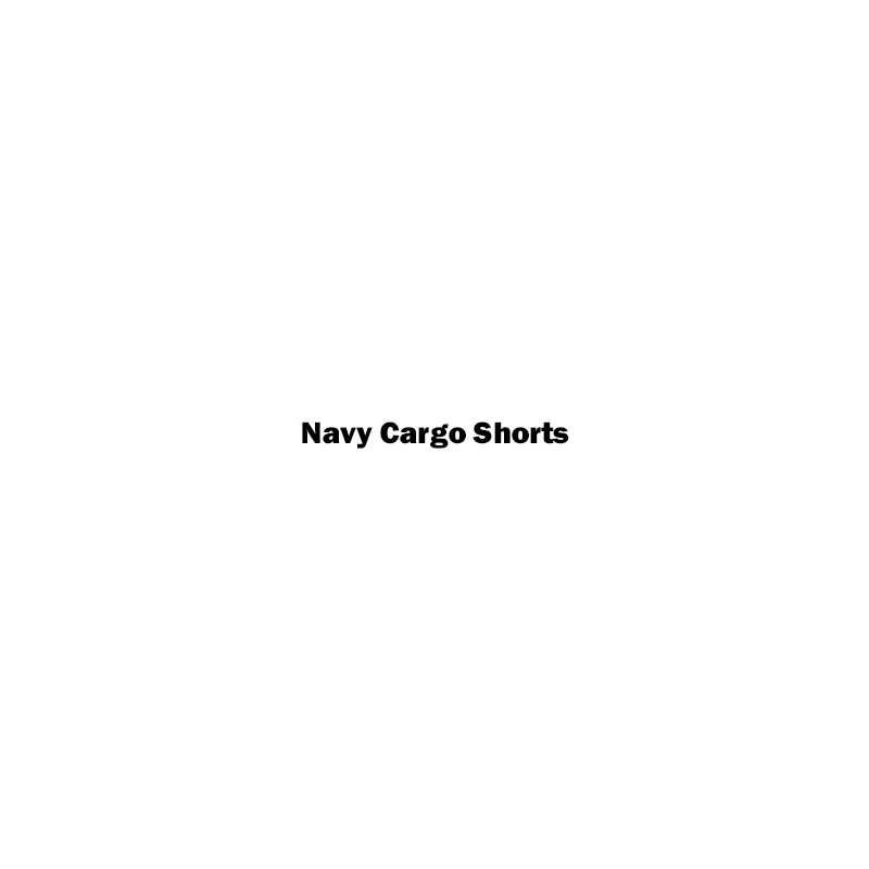 

Navy Cargo Shorts