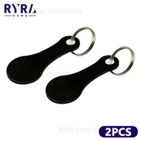 2 Pcs Shopping Cart Tokens Metal Key Ring Aluminum Alloy Keychain Hook Shopping Cart Chip Opener Solver Supermarket Trolley Key 1